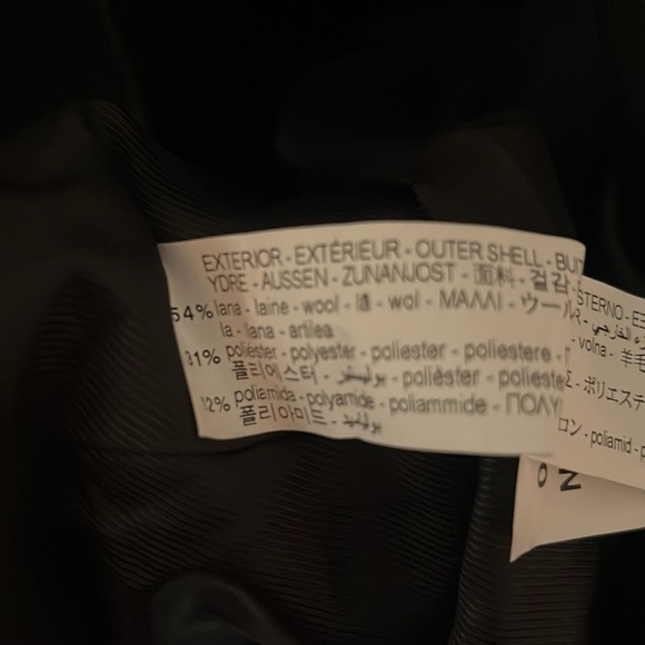 Zara Gold Button Wool Coat size s Peacoat button - Picture 8 of 11